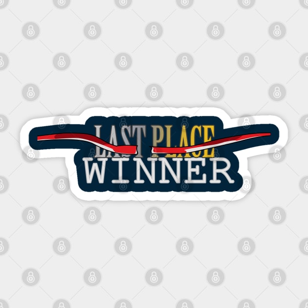 Last Place Winner Sticker by Fun Funky Designs